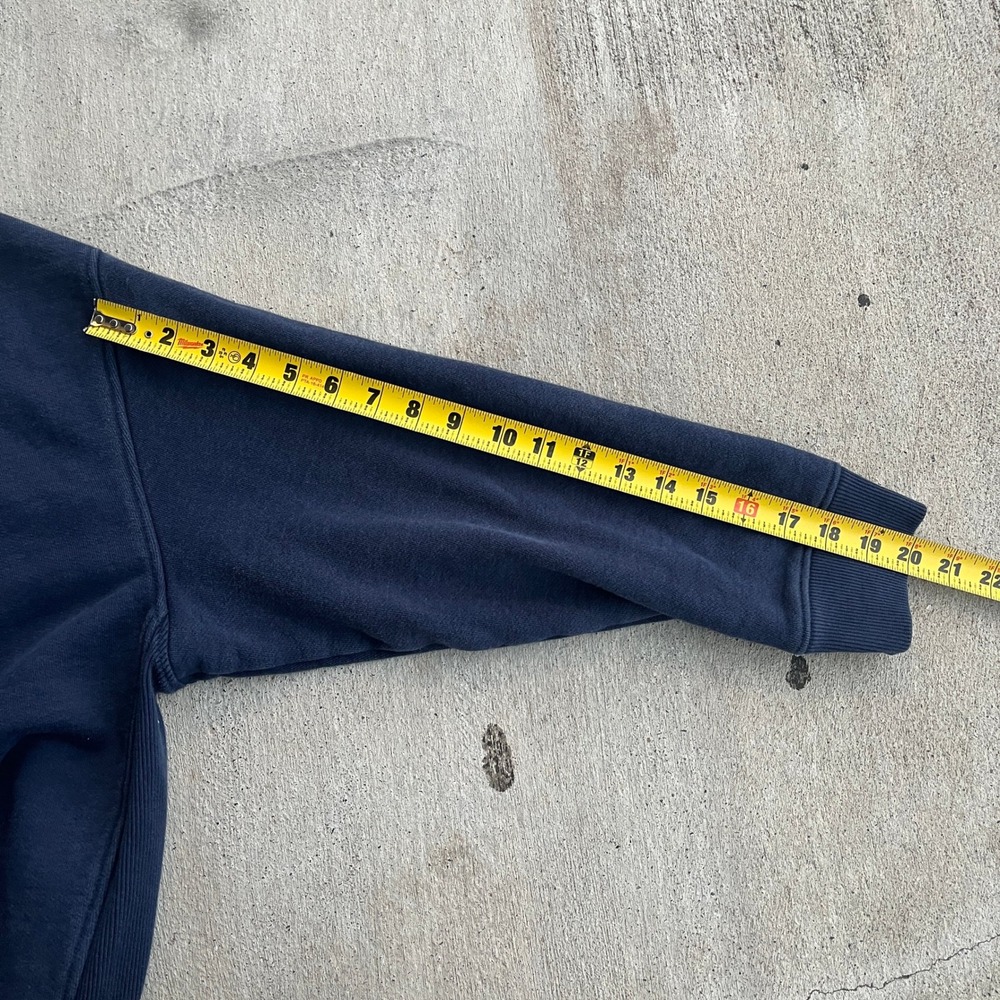 Tommy jeans ribbed crew neck‎ small petite navy blue embroidered - Picture 6 of 7